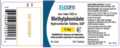Image Description (Methylphenidate HCl 5 mg)